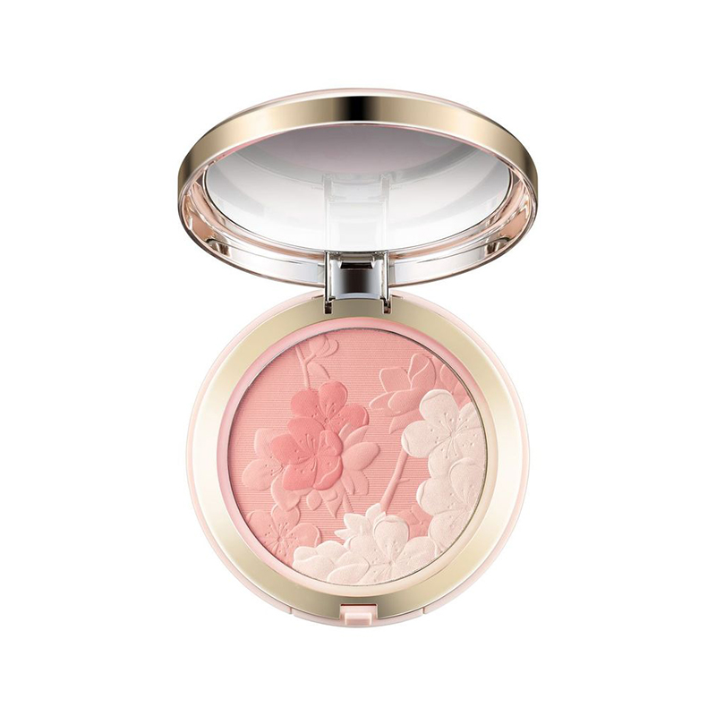 مكياج بودرة أحمر الخدود اللؤلؤي متعدد الألوان