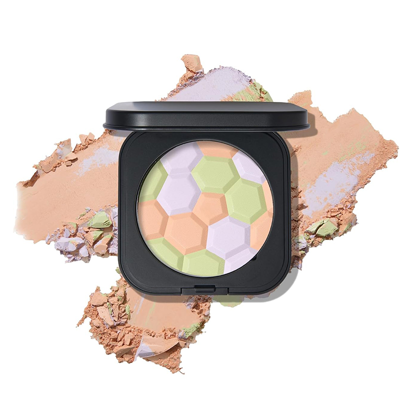 بودرة ضبط مشعة مضغوطة لتصحيح الألوان