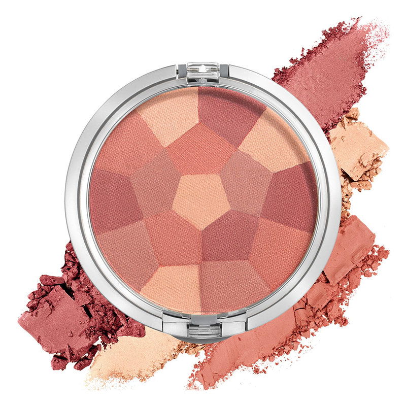 بودرة أحمر الخدود متعددة الألوان، وردة حمراء