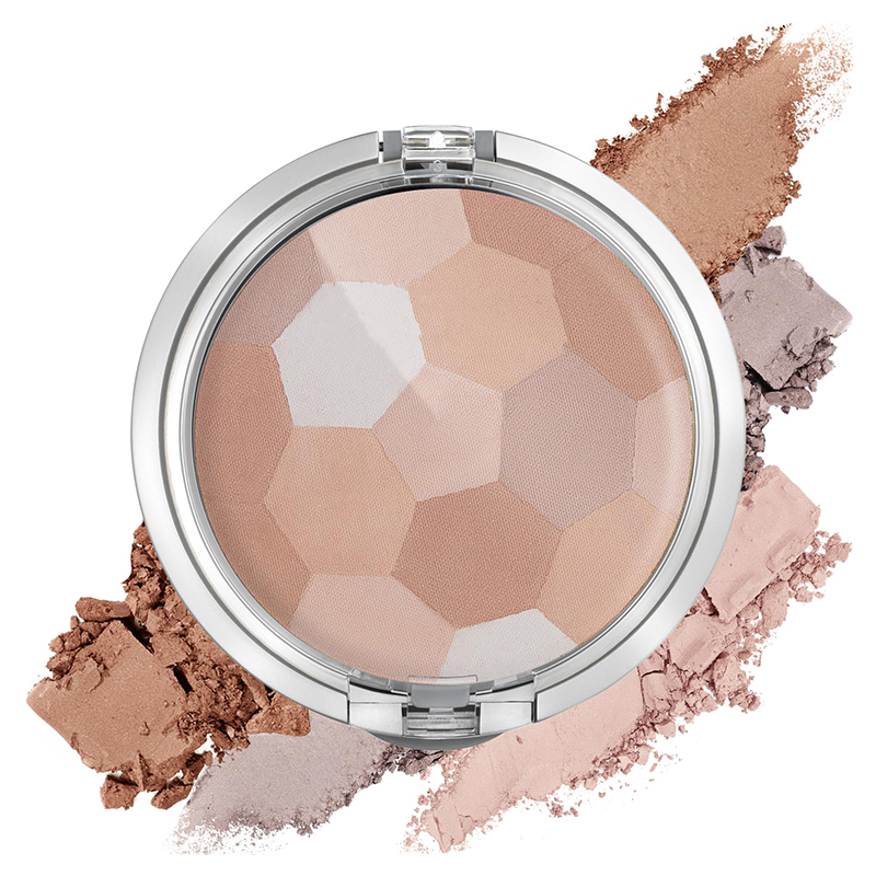 لوحة بودرة وضع اللمسات النهائية المضغوطة متعددة الألوان