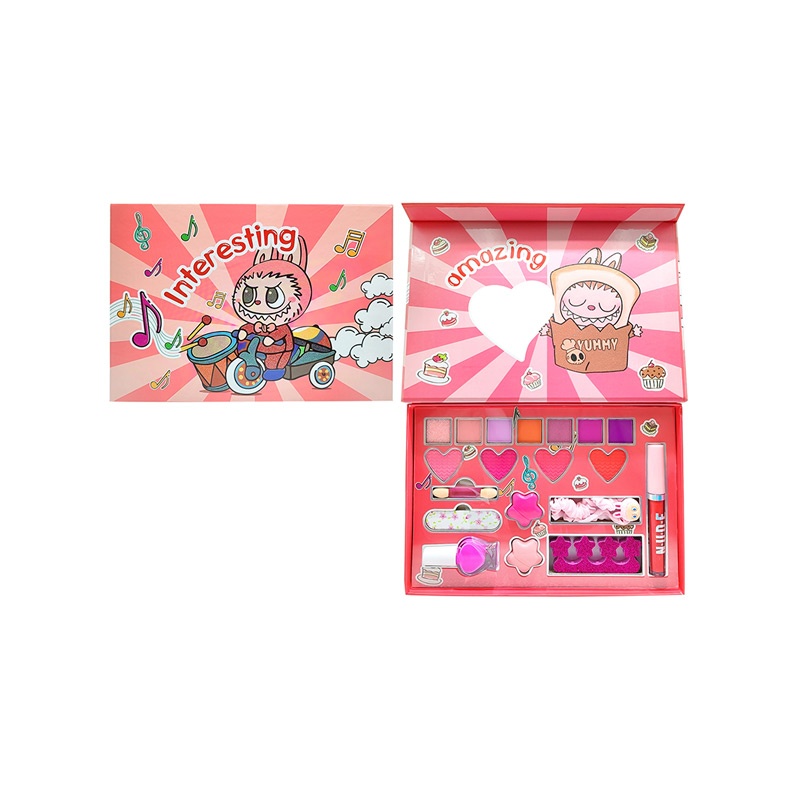 مجموعة مستحضرات تجميل متعددة الوظائف معبأة بشكل جميل