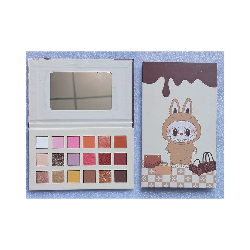 18 لونًا من ظلال العيون الطويلة المسحوق الطويلة