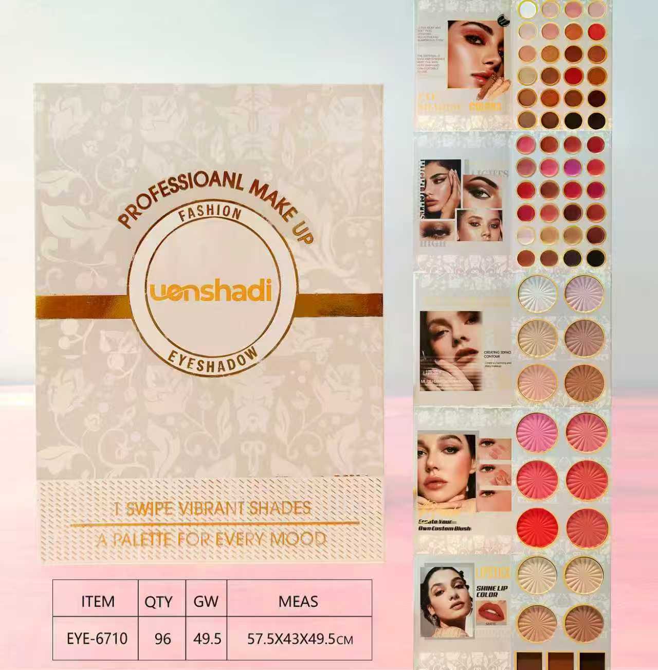 18 لونًا من ظلال العيون المقاومة للماء والعرق